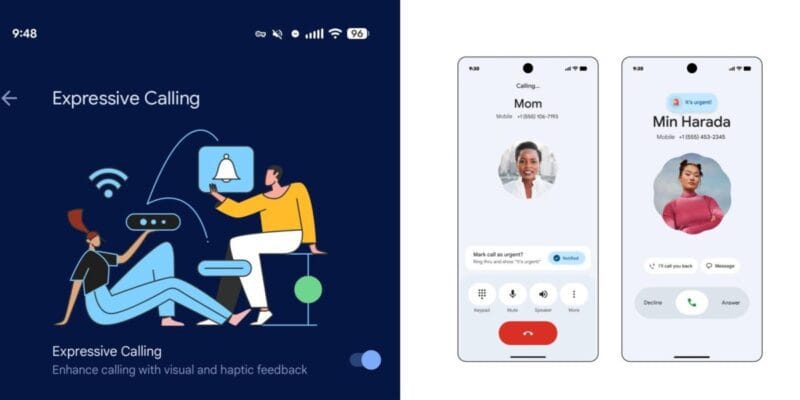 google phone beta rolling out urgent expressive