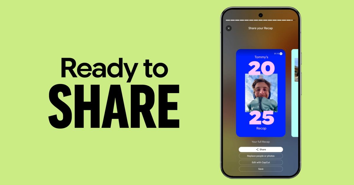 google photos 2025 recap rolling out with