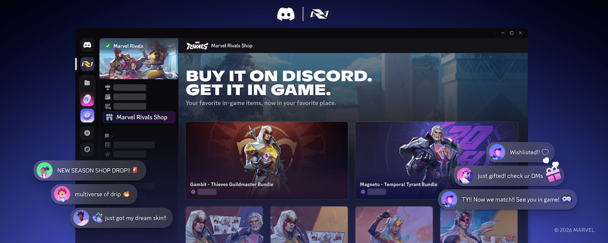 discord users can now buy in-game items