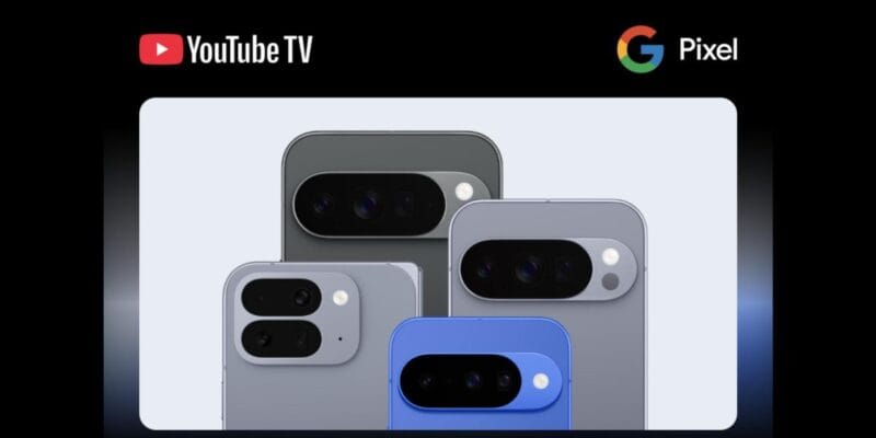 youtube tv sends 100 pixel 10 discount