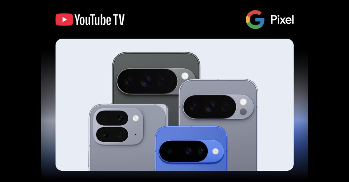 youtube tv sends 100 pixel 10 discount