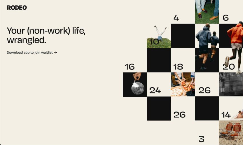 rodeo is an app for making plans