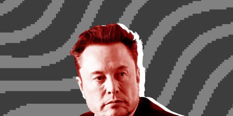 elon musk is on a racist posting