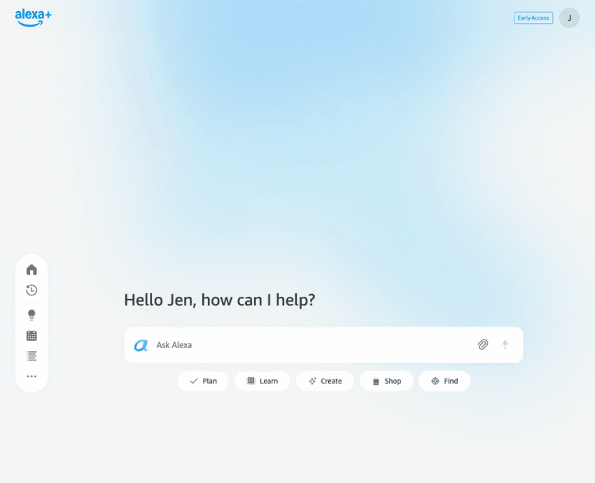 alexa plus website is live for some