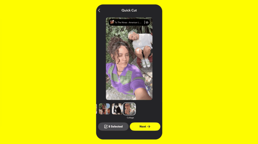 snapchat s new quick cut stitches a