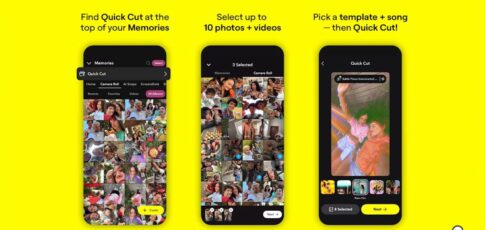 Tech News 12 snapchat quick cut automatically creates music-synced videos