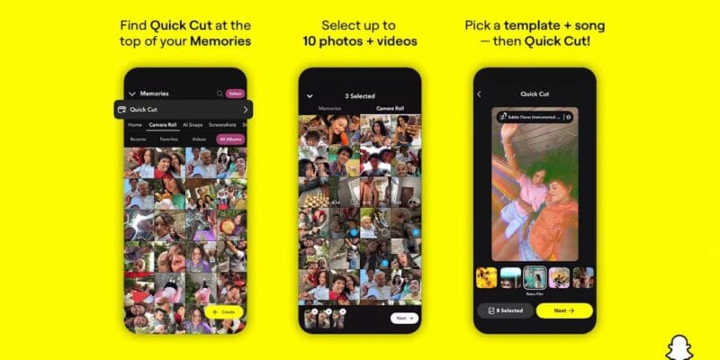 Snapchat Quick Cut automatically creates music-synced videos in seconds 4 snapchat quick cut automatically creates music-synced videos