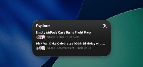 Tech News 1 x for ios finally offers widgets five