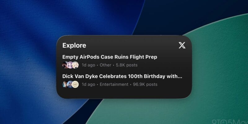x for ios finally offers widgets five