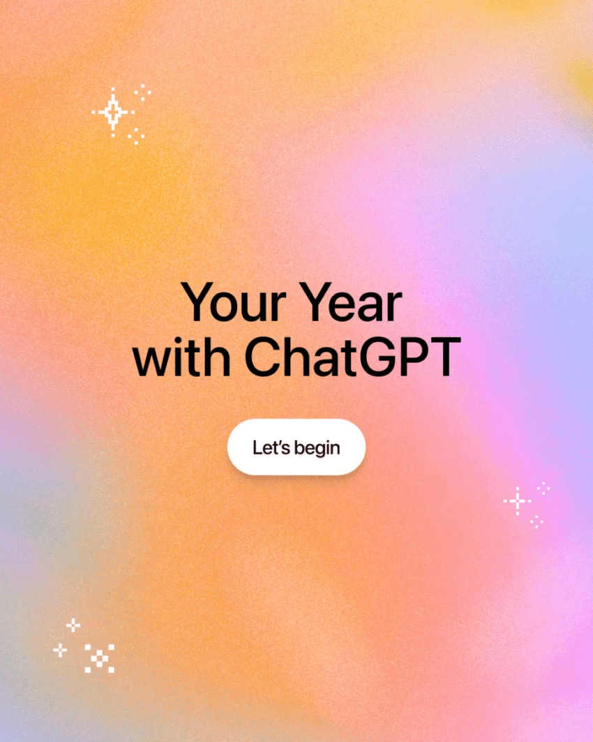 chatgpt launches a year-end review like spotify