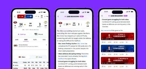 Tech News 4 yahoo is using ai to recap football