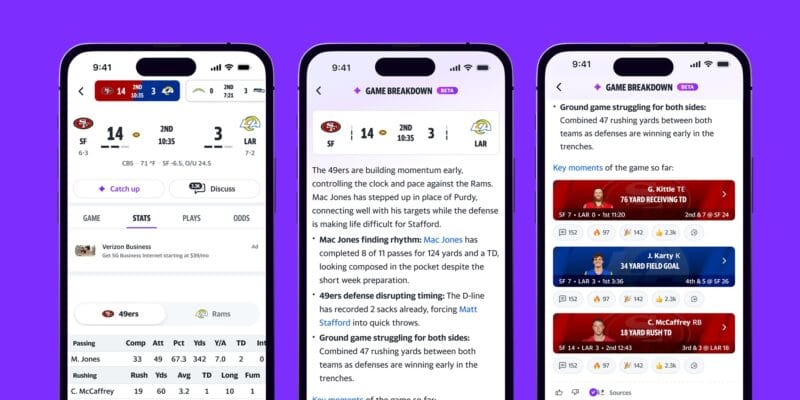 Yahoo is using AI to recap football games in real time 13 yahoo is using ai to recap football