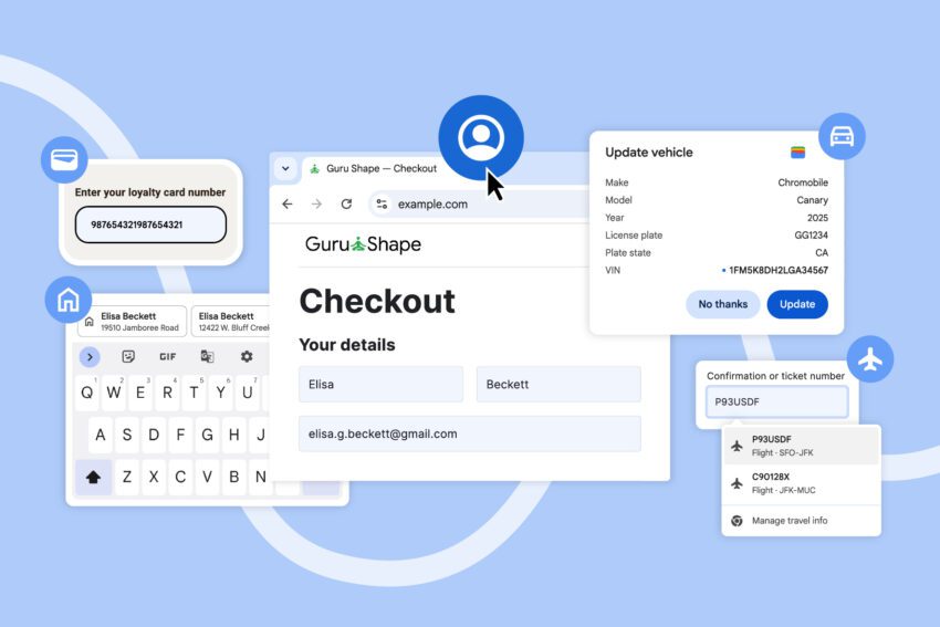 chrome can now autofill details from your