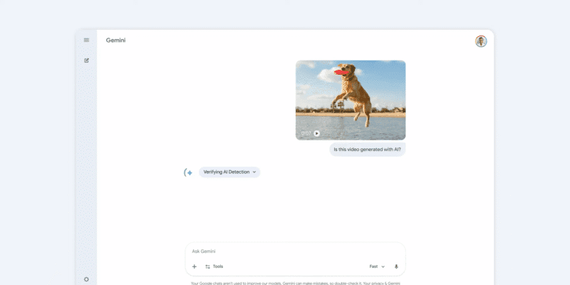 Google’s Gemini app can check videos to see if they were made with Google AI 19 google s gemini app can check videos