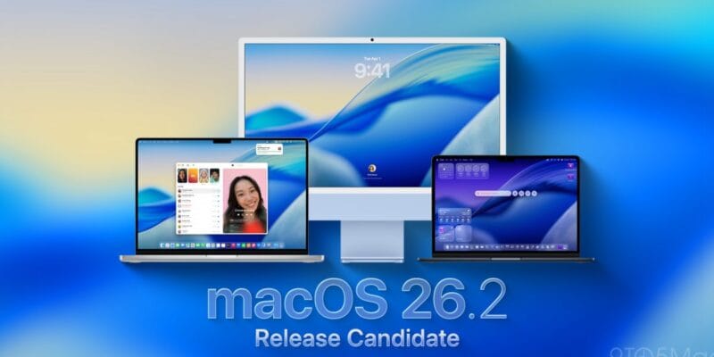 macOS Tahoe 26.2 RC rolling out to developers and public beta 5 macos tahoe 26 2 rc rolling out