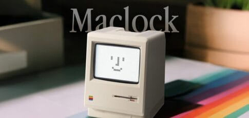 Tech News 4 maclock is an adorable desk clock for