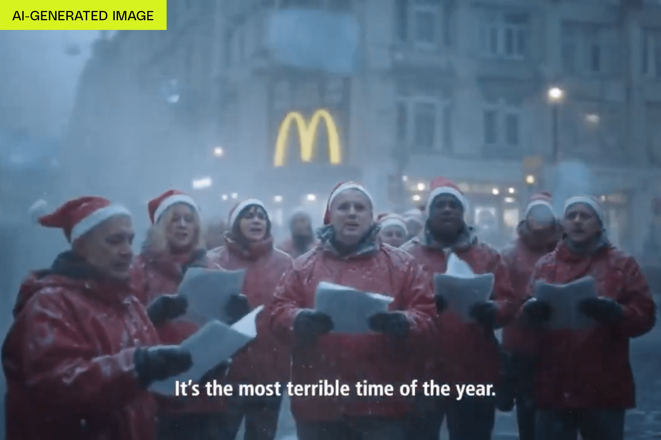 somehow this ai-generated mcdonald s ad about