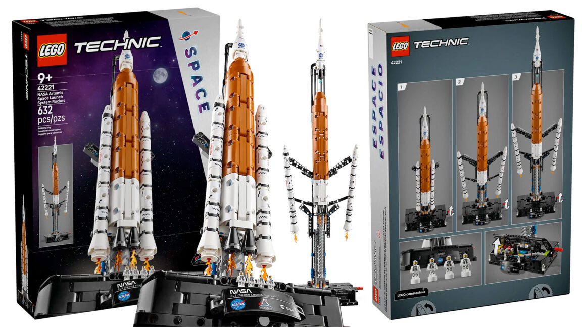 lego announces nasa artemis sls rocket set