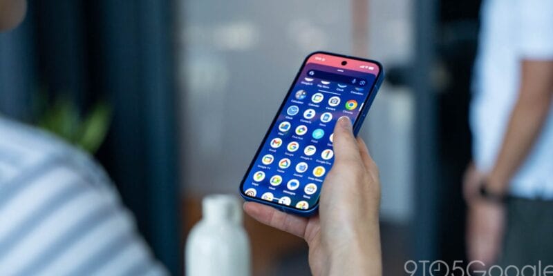 the google app is intentionally replacing pixel