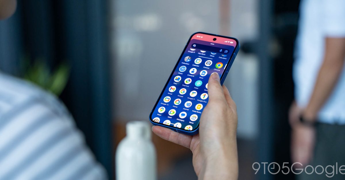 the google app is intentionally replacing pixel