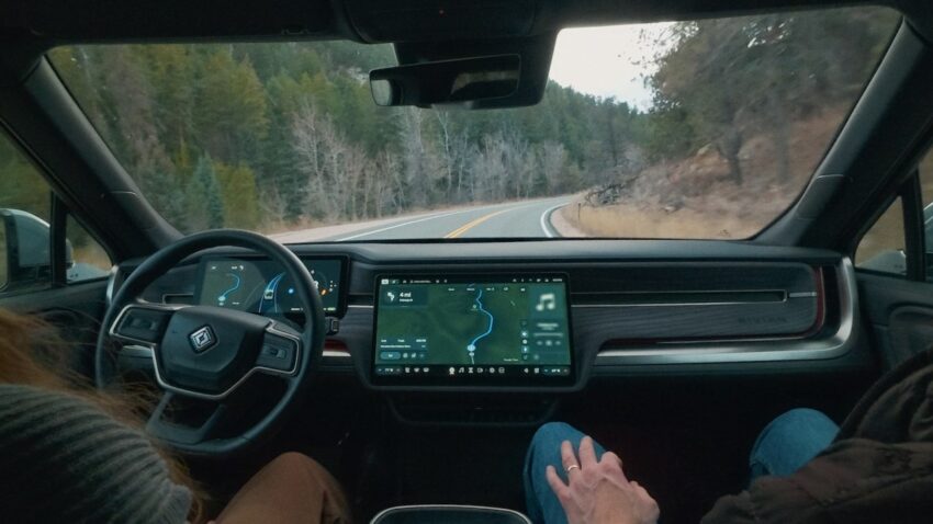 rivian rolls out new universal hands-free driving