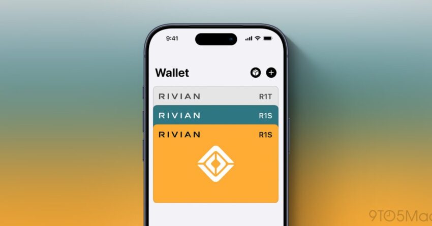 rivian to add apple wallet car keys