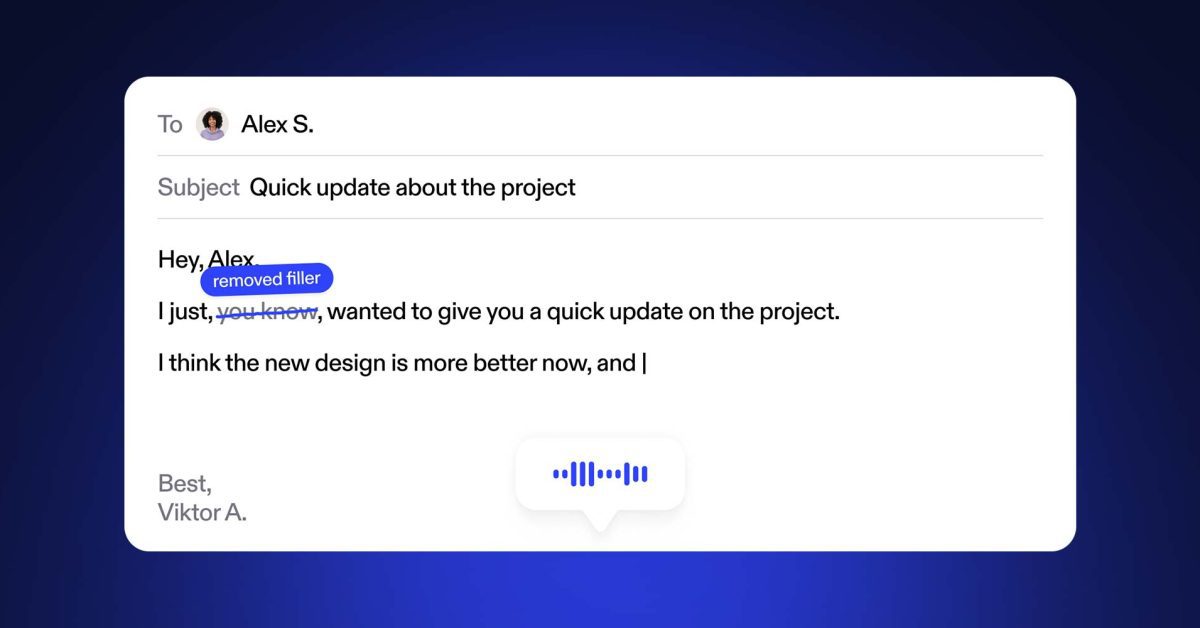 new speechify mac app lets you write