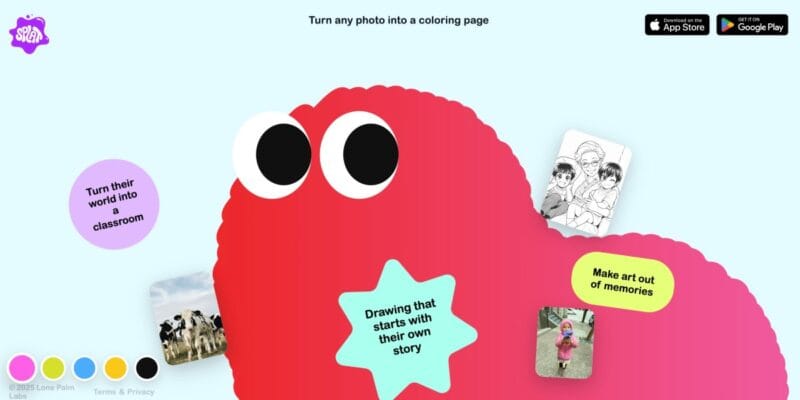 Splat’s app uses AI to turn your photos into coloring pages for kids 12 splat s app uses ai to turn