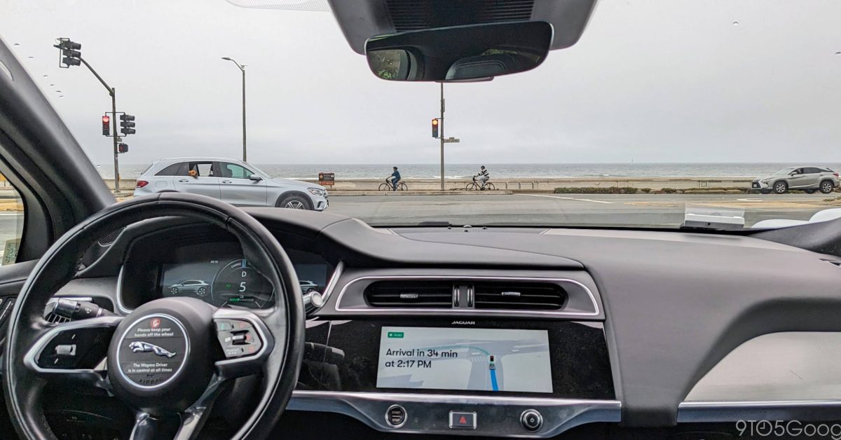 waymo app simplifies bottom bar adds liquid