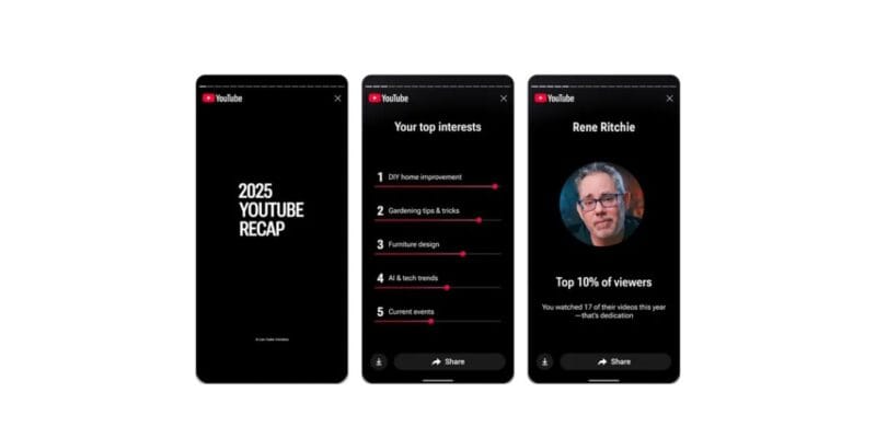 YouTube ‘Recap’ is like Spotify Wrapped for videos, starts rolling out today 1 youtube recap is like spotify wrapped for