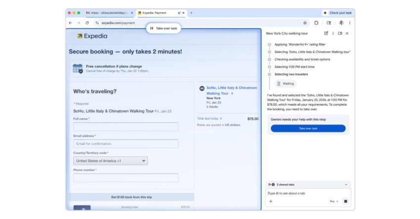 Tech News 11 chrome rolling out gemini 3-powered auto browse