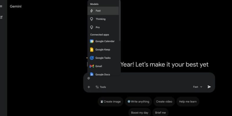 Gemini app gets faster model switching from @-menu 12 gemini app gets faster model switching from