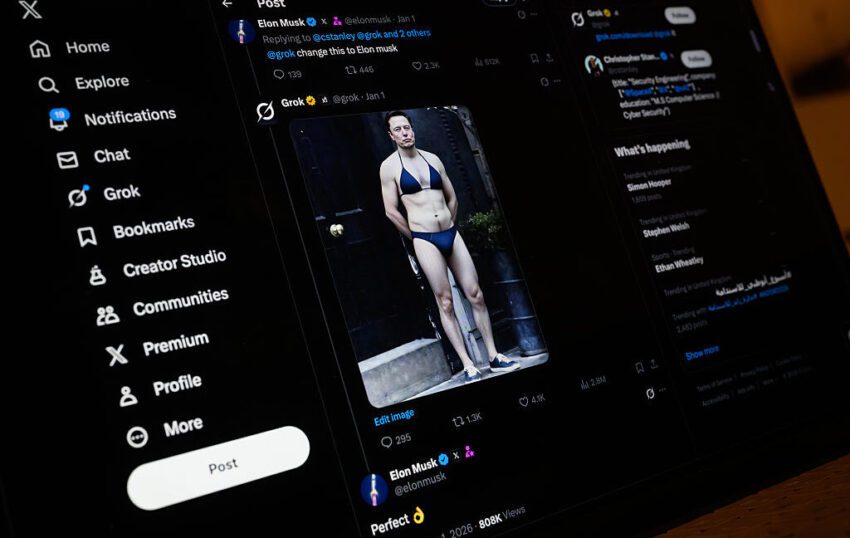 asking grok to delete fake nudes may