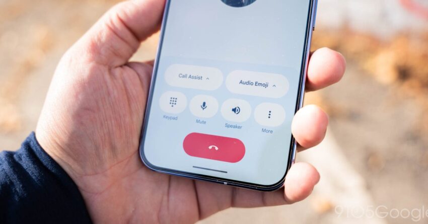 google phone app gets short material 3