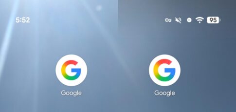 yes the google app icon is now