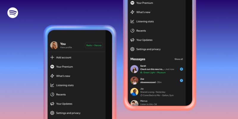 Spotify now lets you share what you’re streaming in real time with friends 6 spotify now lets you share what you