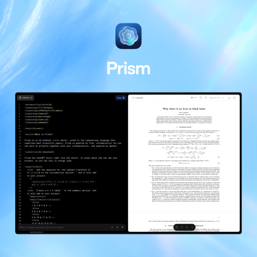Tech News 3 openai launches prism a new ai workspace