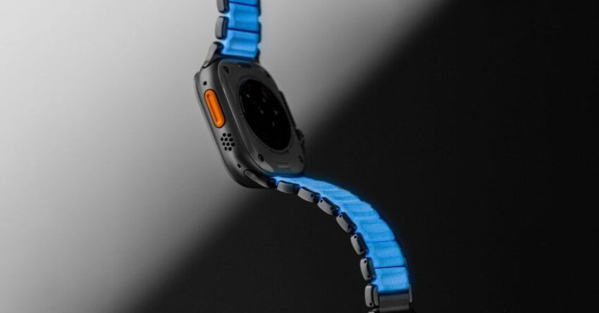 Tech News 7 nomad launches icy blue stratos band for