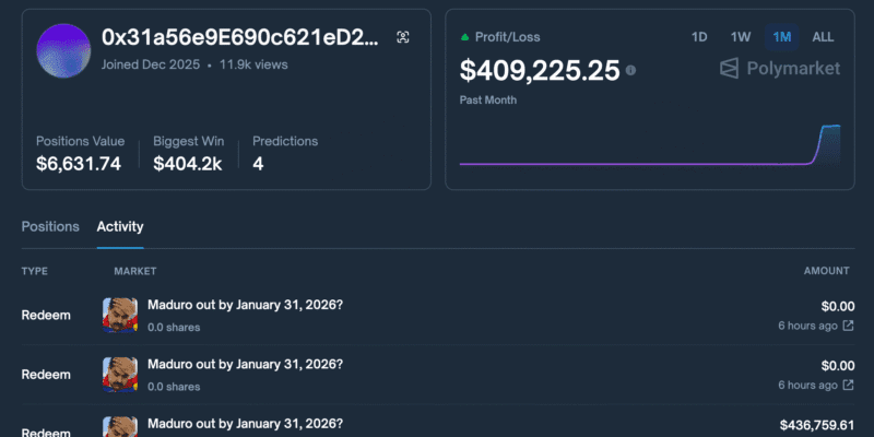 someone made a ton of money betting