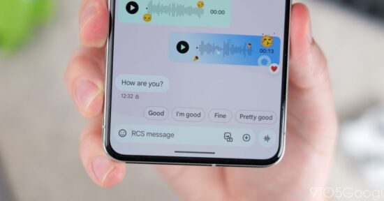 google messages preps smart reply tap to
