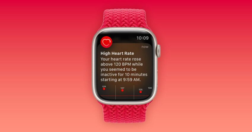journalist says a high heart rate alert