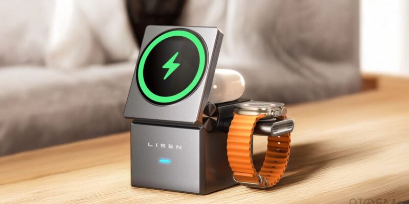MagSafe Monday: LISEN’s 3-in-1 Qi2 charger is designed to handle all of your devices with unique a foldable design 1 magsafe monday lisen s 3-in-1 qi2 charger