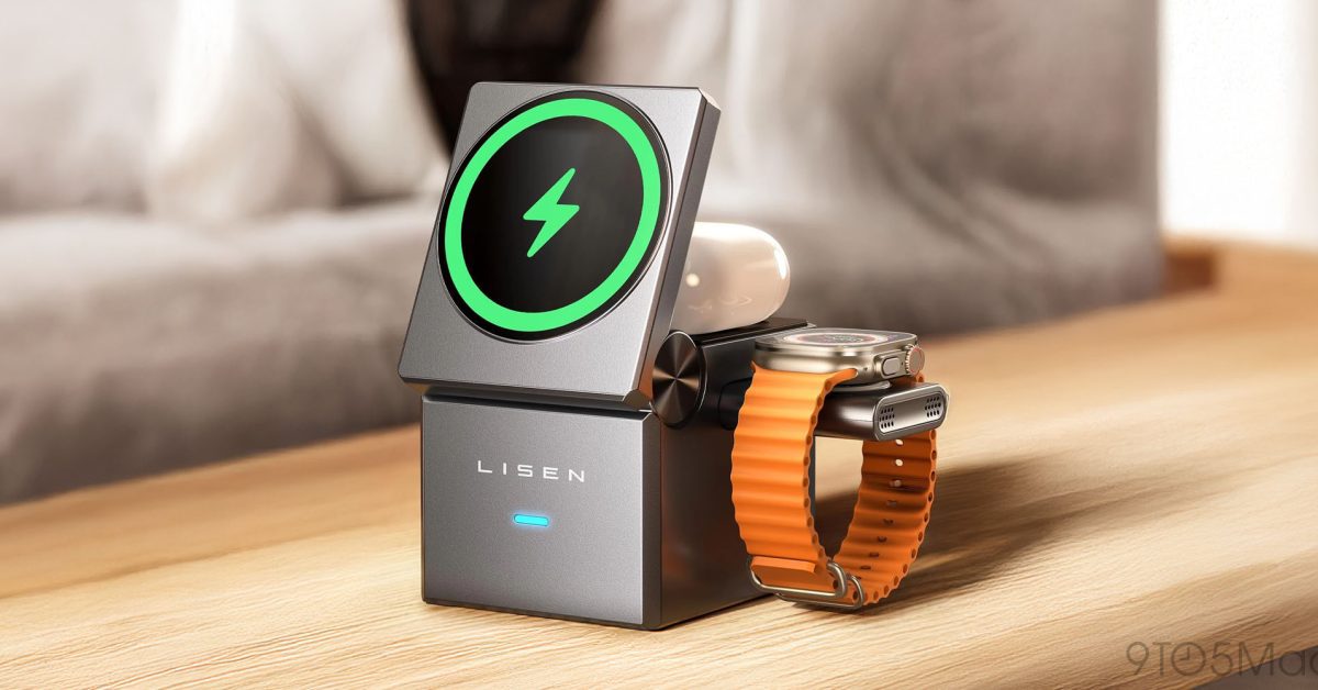 magsafe monday lisen s 3-in-1 qi2 charger