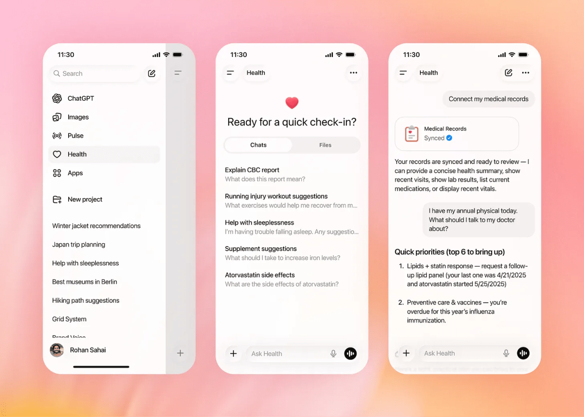 OpenAI unveils ChatGPT Health, says 230 million users ask about health each week | Hashe Computer Solutions (Pvt) Ltd.