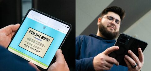 foldy bird uses your foldable hinge to