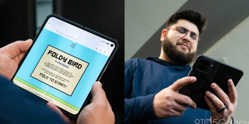 foldy bird uses your foldable hinge to