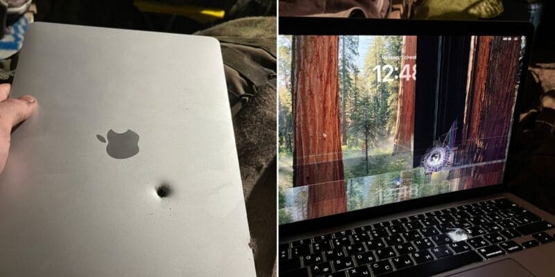 Soldier’s M1 MacBook Air stops artillery shell fragment, yet still works 4 Soldier’s M1 MacBook Air stops artillery shell fragment, yet still works | Hashe Computer Solutions (Pvt) Ltd.
