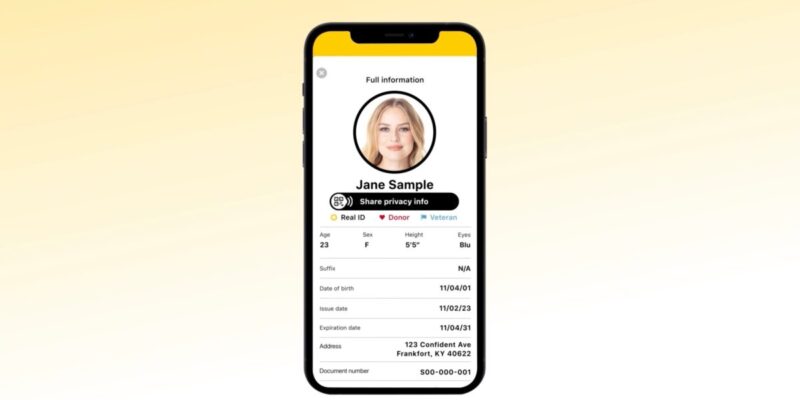kentucky launches new mobile id app apple