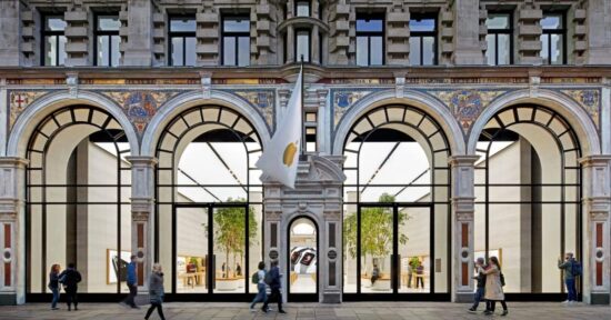apple s flagship regent street store is