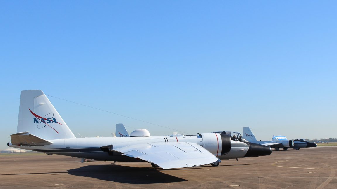 a wb-57 pilot just made a heroic